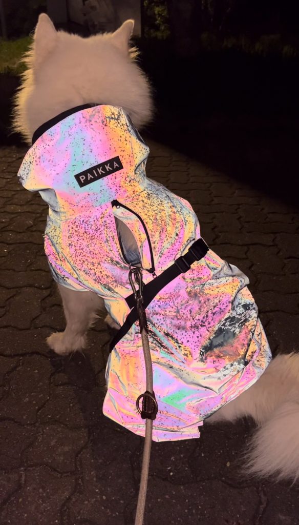 The Visibility Feature of the Paikka Visibility Raincoat